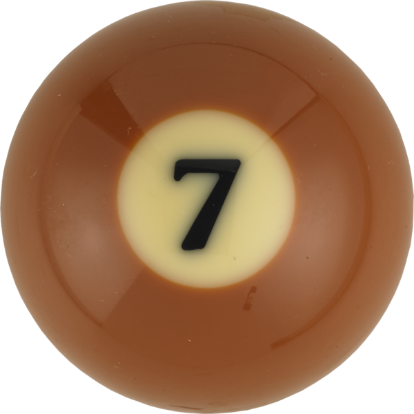 Super Aramith Pro TV Replacement Ball – #7 | Golden Break Billiards